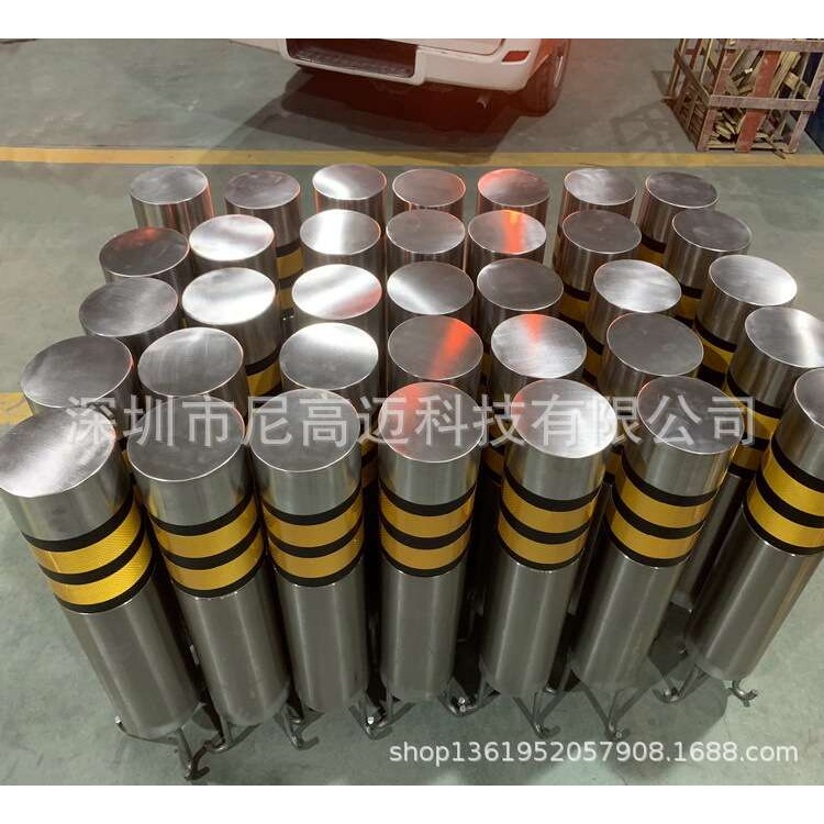 可移动路桩304不锈钢成品固定拆卸手提柱度假村酒店餐厅车位地锁