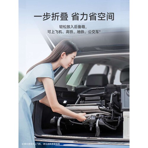 鱼跃电动轮椅车老人专用便携折叠轻便年轻代步车智能全自动D130FL