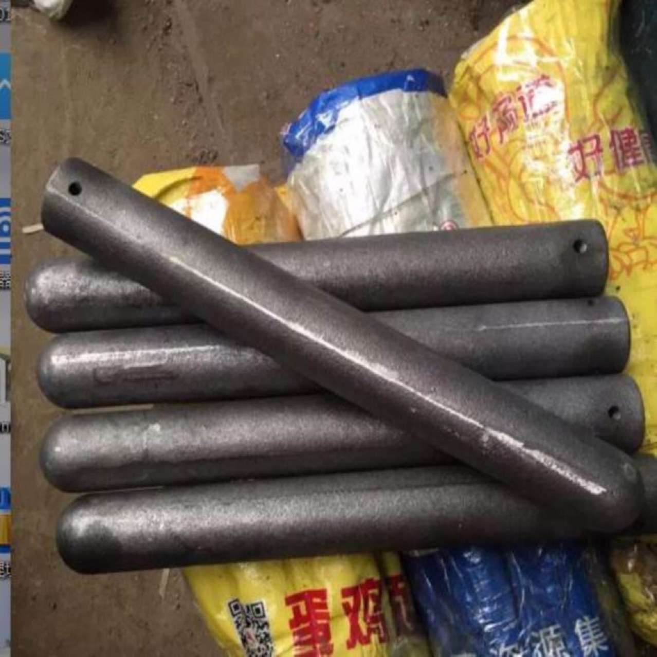 压铸机配件石墨坩锅测温棒探温针铸铁保护套化铝L型熔炉热电偶