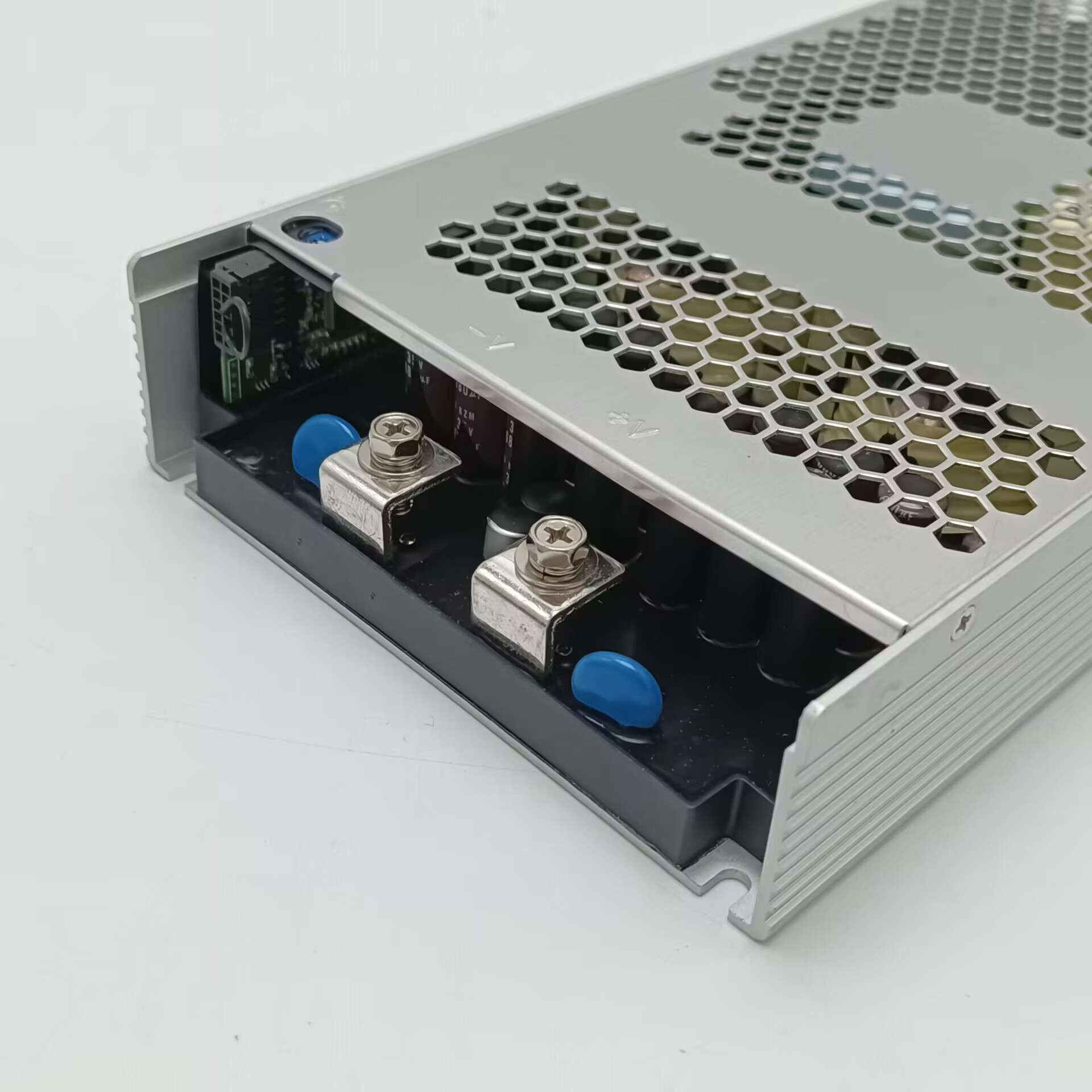 明纬开关电源UHP-1500 24V48V1500W单组输出PFC功能无风扇 长条薄