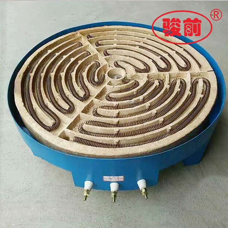 厂家供应可高温发热工业电炉盘 大功率电炉盘 380v/9kw 直径400MM
