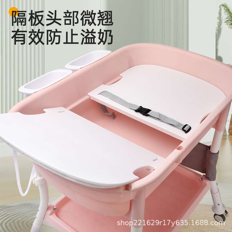 一件代发尿布台洗澡一体台婴儿护理台宝宝换尿布台新生儿浴盆按摩