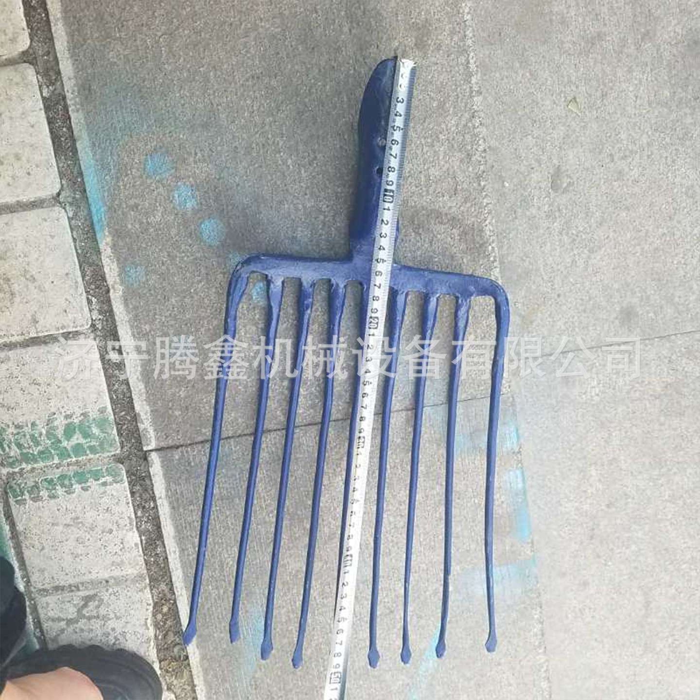 铁路养护维护工具 九股石渣叉 九股钢叉石子叉 厂家锻打九齿钢叉