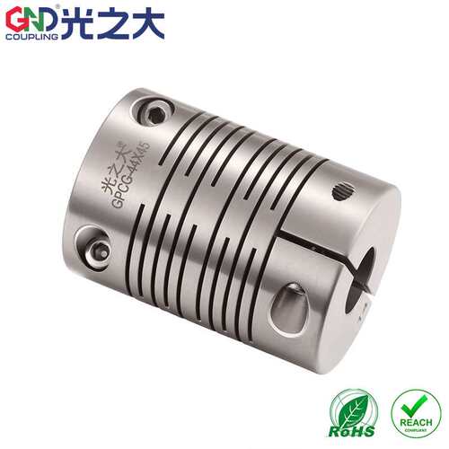 GND光之大传动不锈钢联轴器GPCG-34X35步进电机编码器平行线对切
