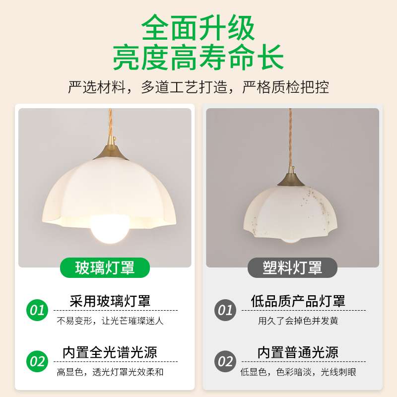 大观园餐厅吊灯现代简约创意原木三头餐桌饭厅吧台照明灯具Q271
