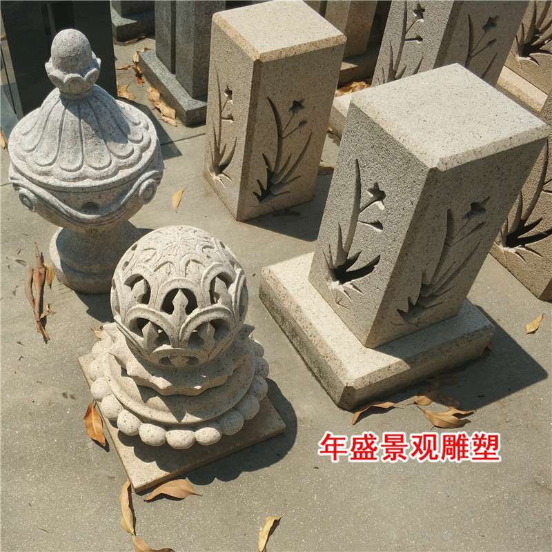 景观石头灯制作厂家石雕猫头鹰落地石灯笼园林庭院创意装饰摆件