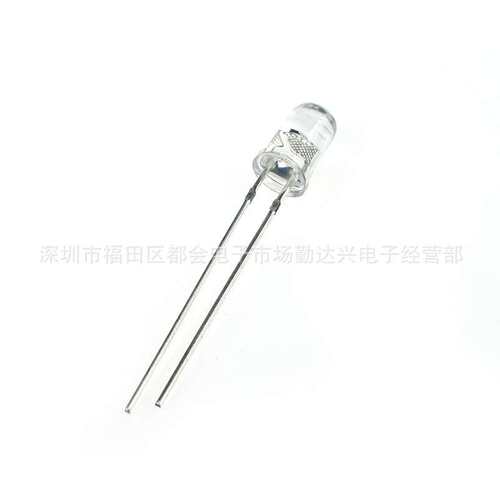 F3七彩快闪3mm内置ic灯珠自动变色长脚直插件led灯珠发光二极管