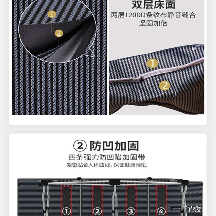 折叠床单人便携躺椅午睡办公室午休家用收缩帆布夏天多功能可移动