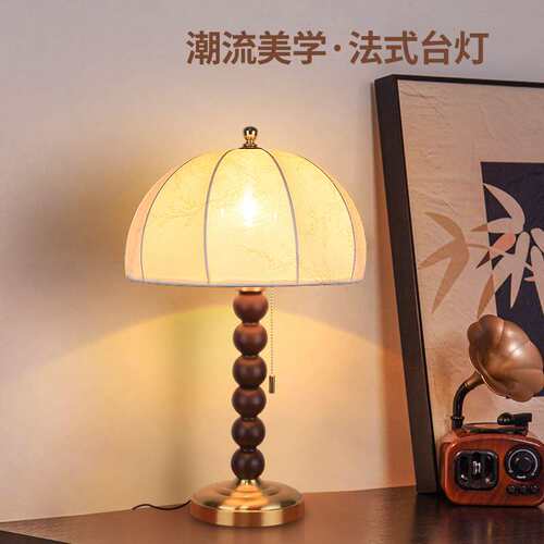复古法式台灯民宿浪漫古典花纹氛围灯家用卧室床头客厅装饰灯397L