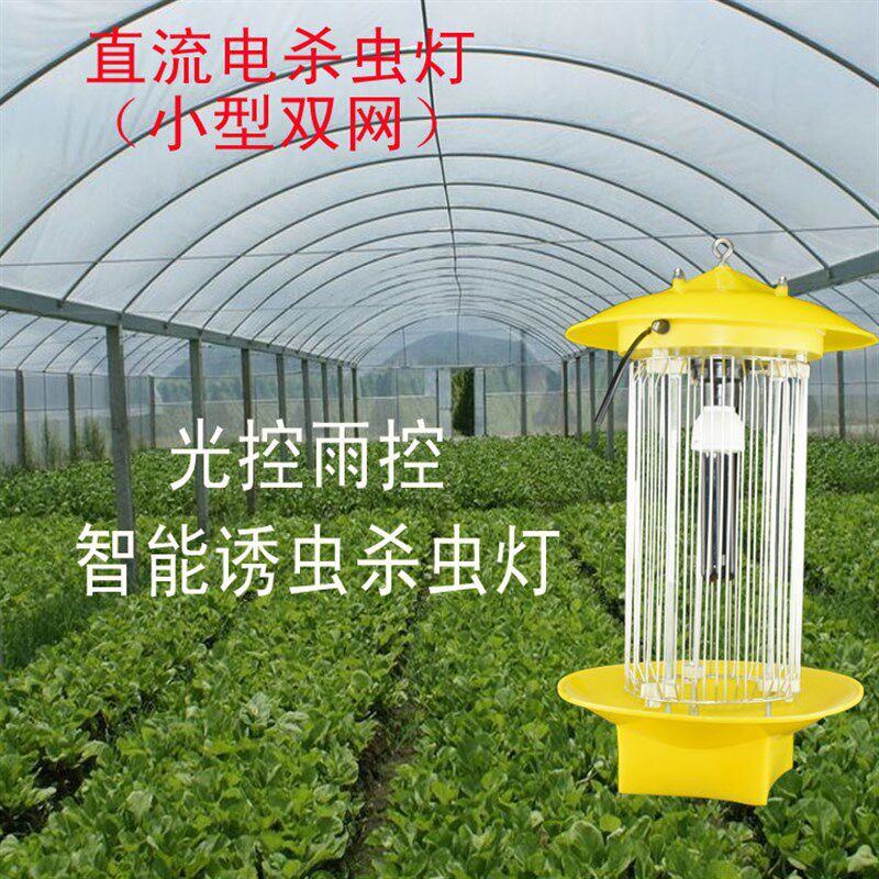户外12V直流电小型常规电频振式杀虫灯诱虫灯 园林农业大棚杀虫灯
