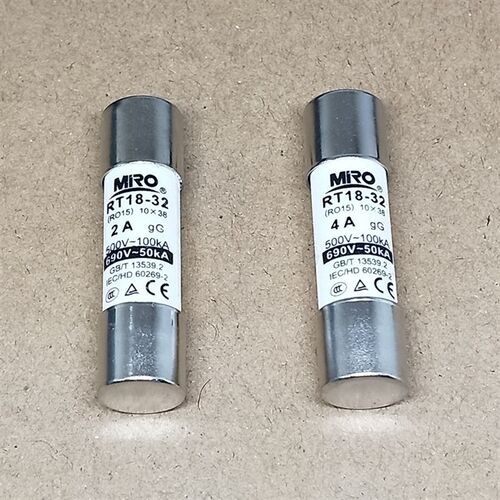 茗熔RT18-32(RO15)熔断器 500V 690V 5A 6A 8A 10A 12A 10X38mm