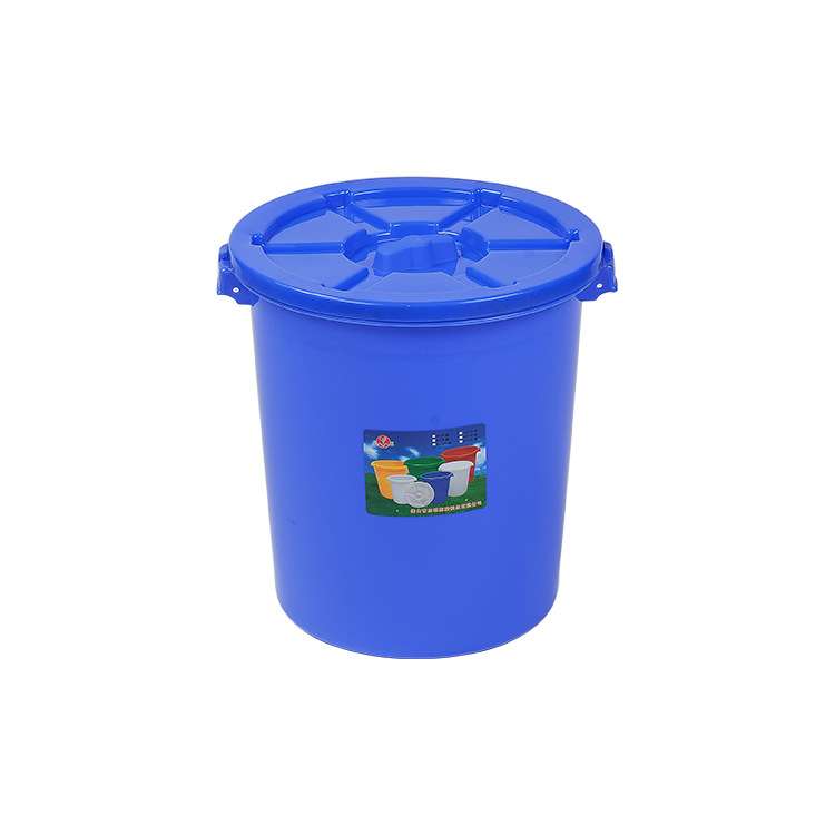 志明塑料厂带盖水桶大号储水桶食品级大白桶加厚户外塑料大水桶
