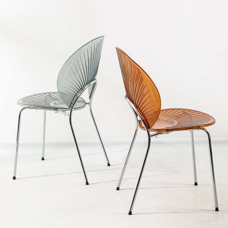 设计师家用贝壳椅子INS网红民宿酒店咖啡餐椅简约靠背凳子休闲椅