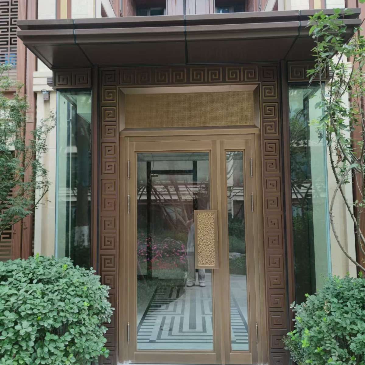 不锈钢户外庭院大门院子栅栏花园别墅门不锈钢铁艺单双开子母大门