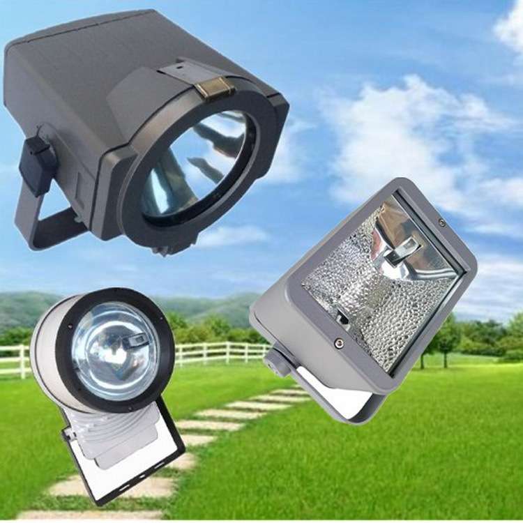 金卤灯投射灯70W150W投光灯方形圆形户外照树灯外壳 世