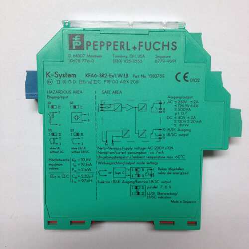 KFD2-STC5-EX1德国P+F模拟量输入安全栅