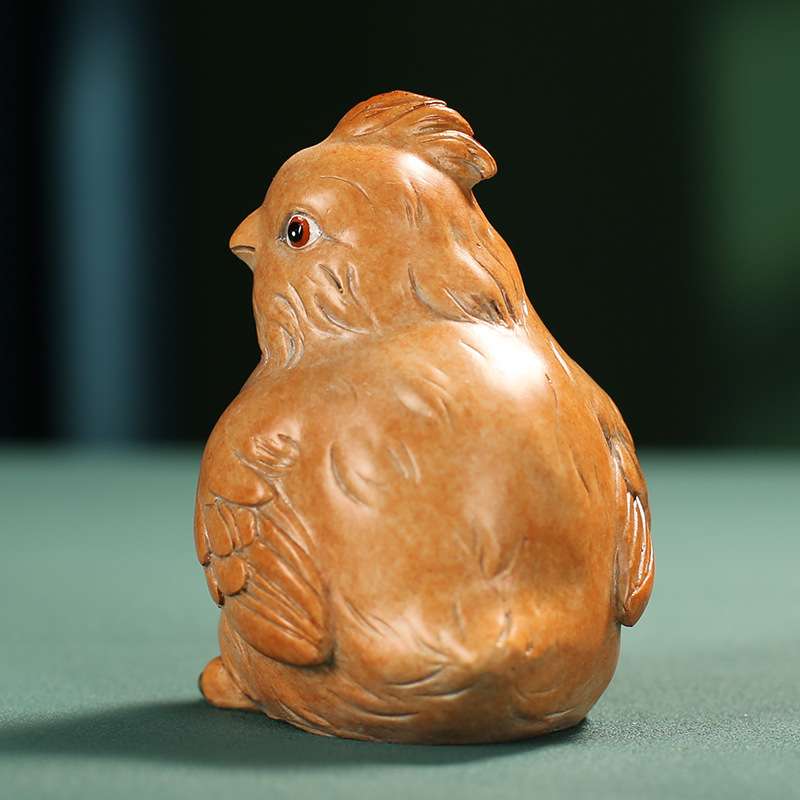 彩绘铜全铜十二生肖小鸡崽