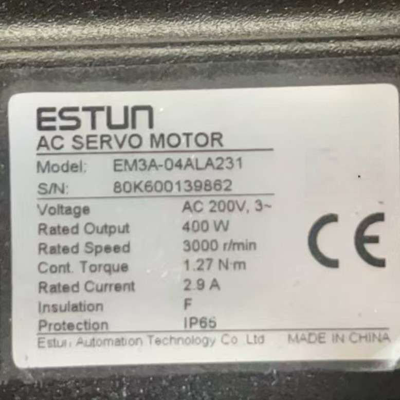 原装 EM3A-04ALA231 埃斯顿ESTUN伺服电机 400W