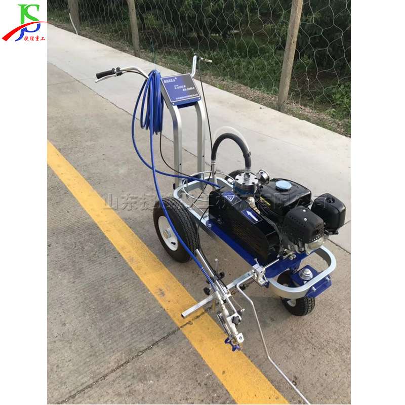 手推式冷喷划线机?马路冷喷划线设备  ?塑胶跑道划线机