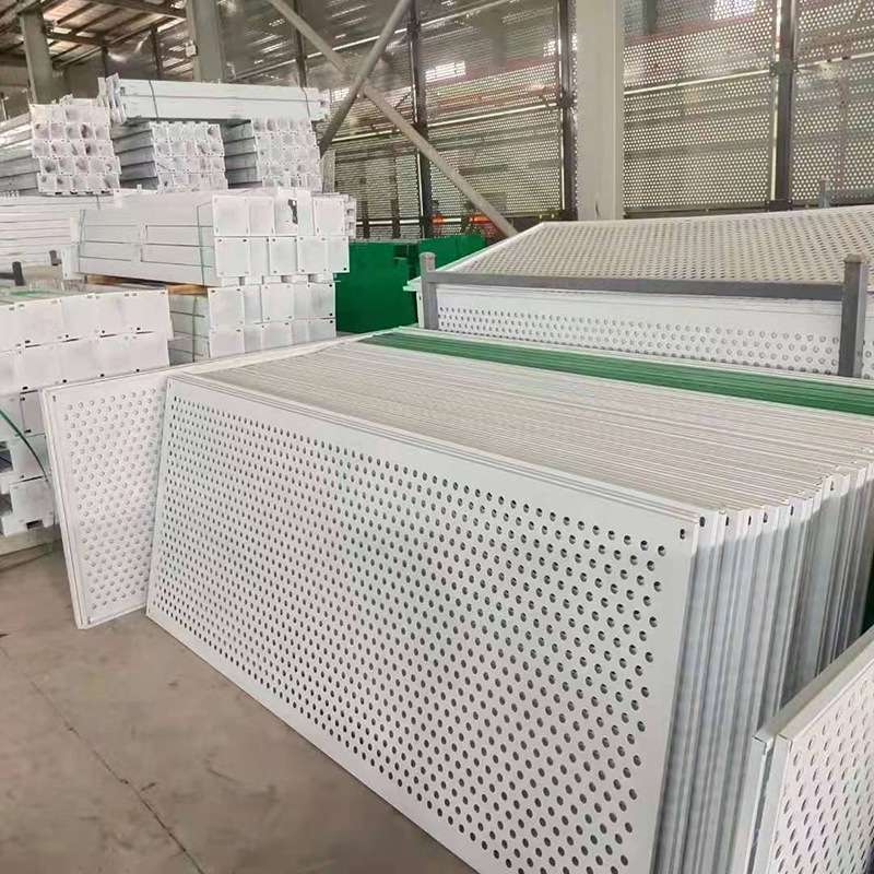 温州冲孔围挡施工挡板车间隔断铁皮穿孔镀锌钢板市政移动安全网板