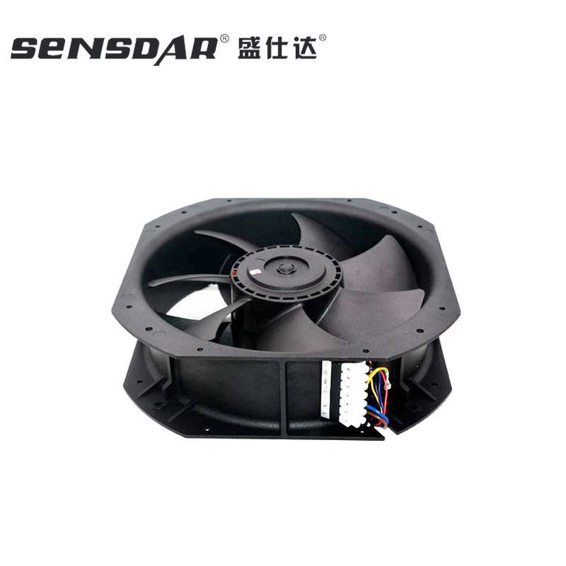 DC24V48V28080排气扇工业机柜充电桩散热风扇轴流风机静音设计