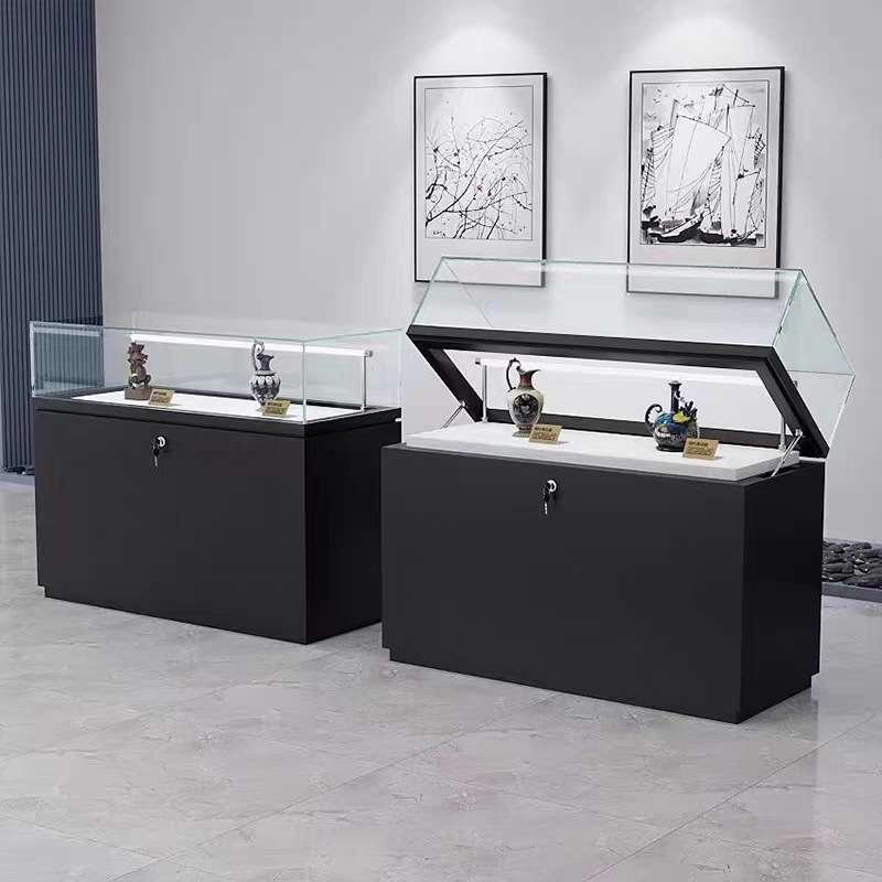 烤漆展示柜办公场所店铺陈列展品展示柜台博物馆纪念馆玻璃展示柜