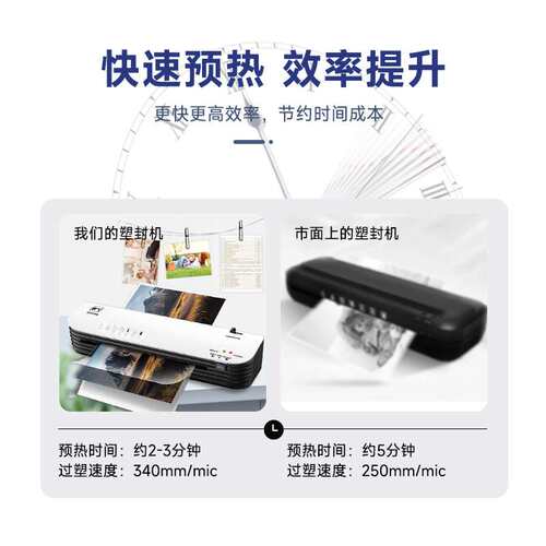 树欧Osmile SL299过塑机相片塑封机A4相片文件过胶机跨境源头工厂