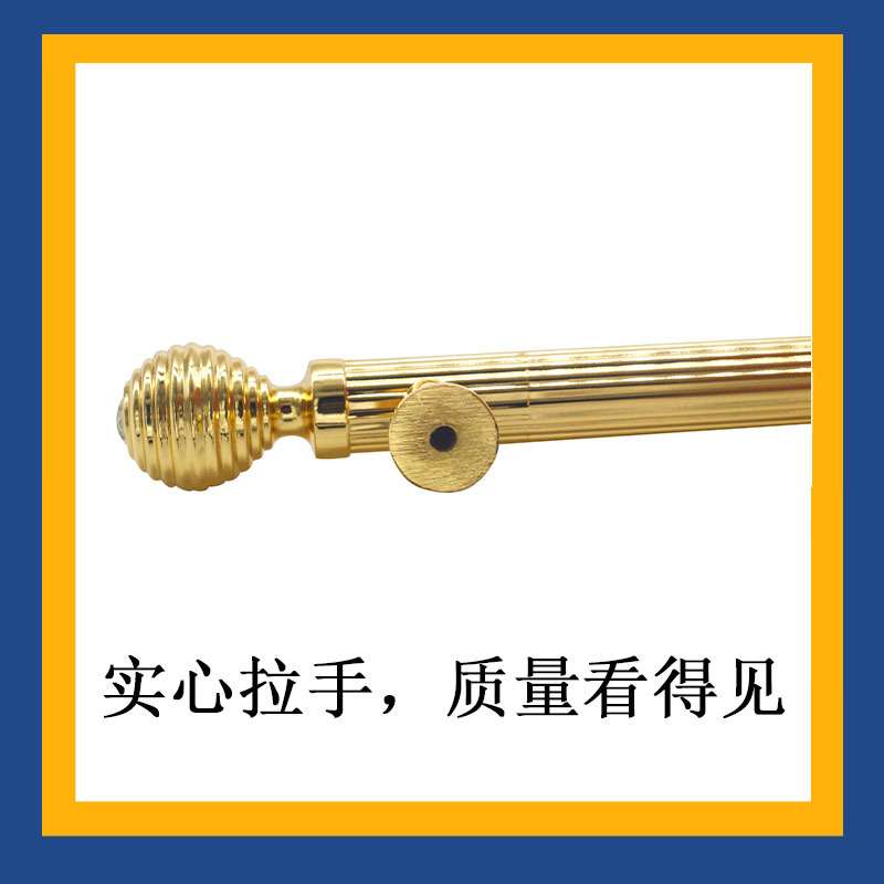 004-1706柜门把手轻奢抽屉金色镶钻加长欧式厨柜水晶拉手美式拉手