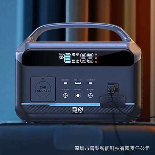 576Wh太阳能便携式储能电源600W便携电站露营户外备用户外储能