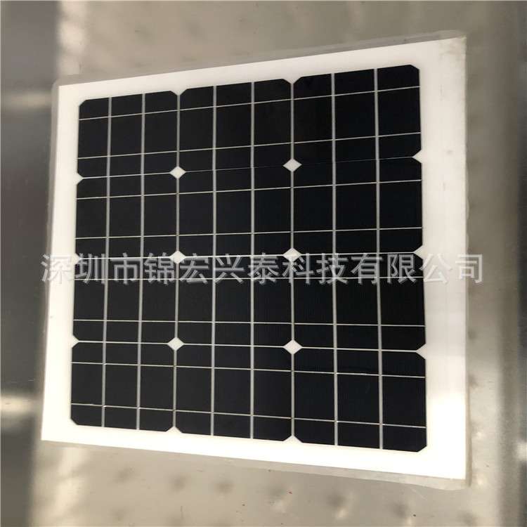 单晶硅50W半柔性太阳能板户外房车充电板户外储能太阳能板