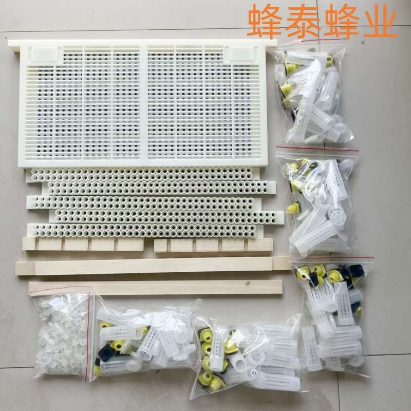 免移虫取浆框意蜂育王器套装 控王罩房台底条穿底王台条王浆框