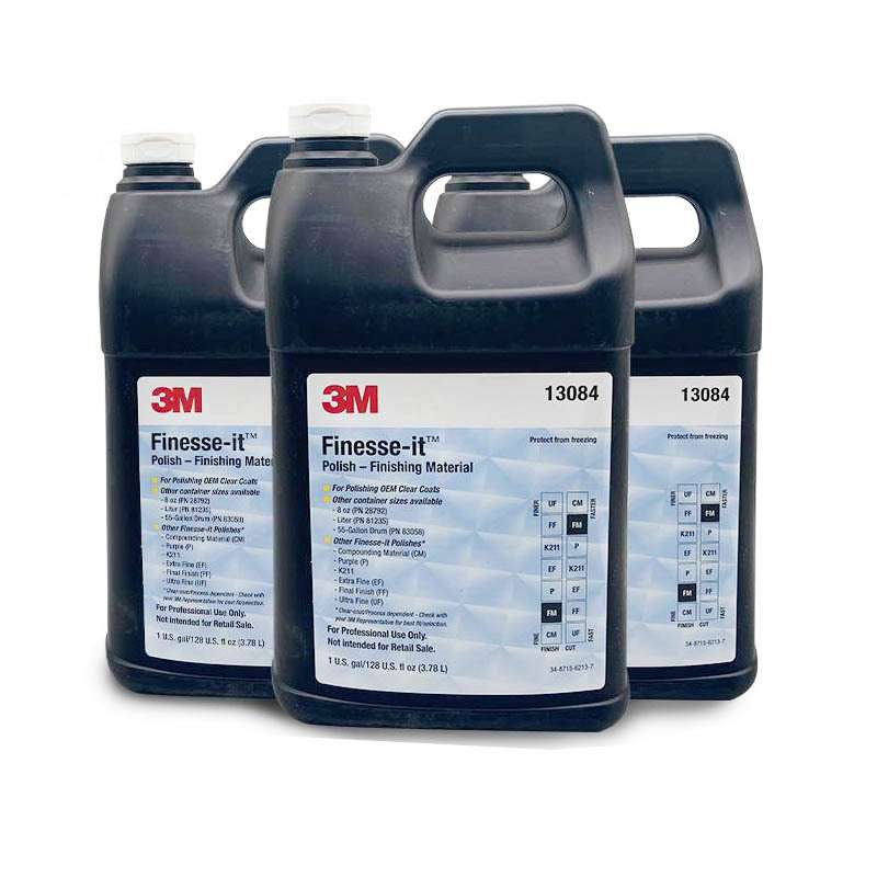 3M13084蜡水 汽车抛光液光亮剂 精细抛光中蜡 修补漆表面缺陷白蜡