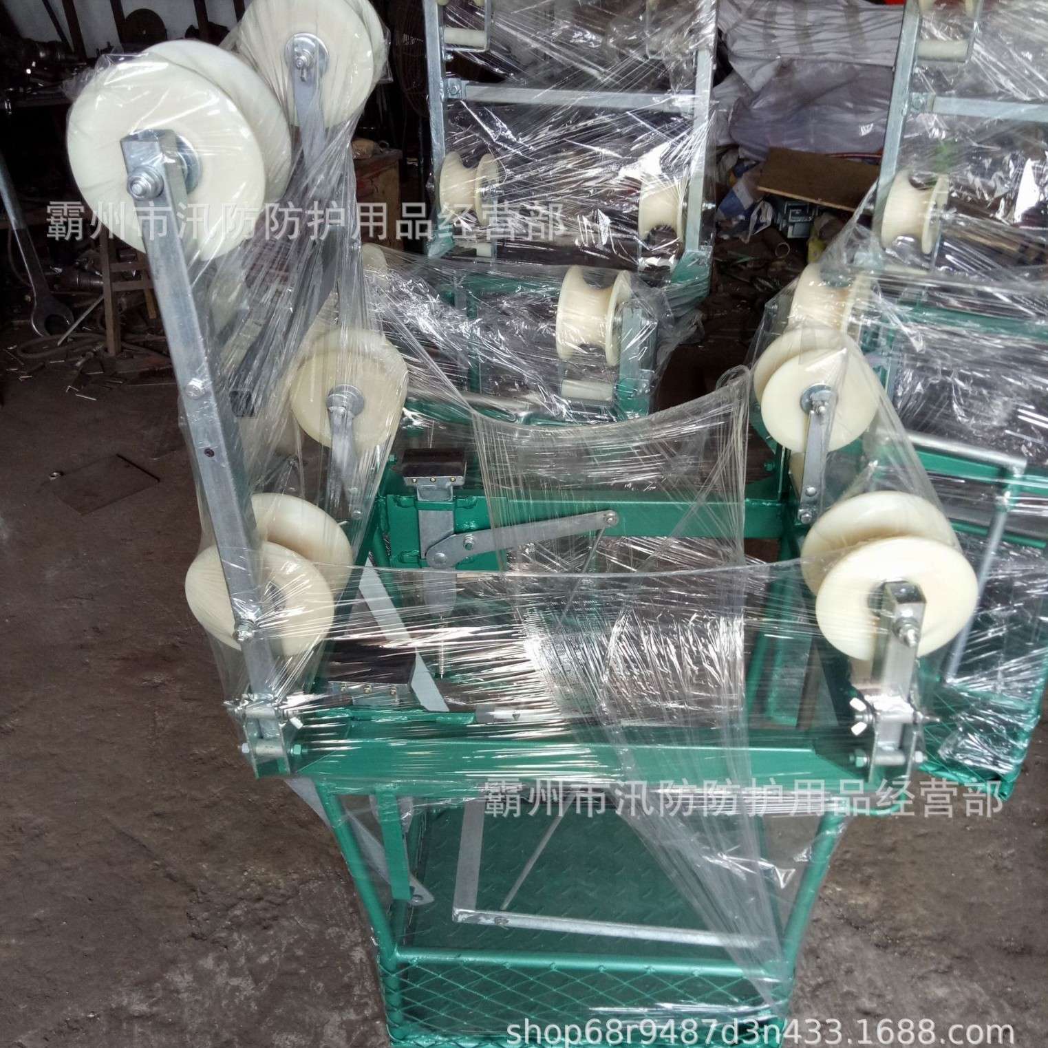 自行车式导线检修飞车 带电作业两线车 双线放线架空线路检查车