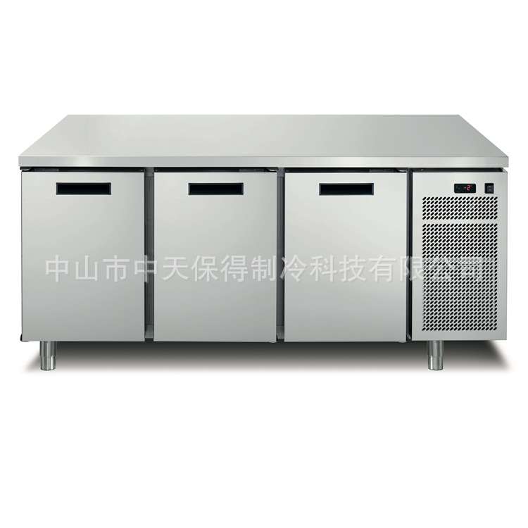 矮身商用冷藏工作台水果捞展示柜沙拉台冷藏操作台甜品冰柜