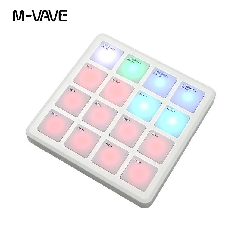 MIDI打击垫便携式DJ音乐RGB编曲专业键盘控制器