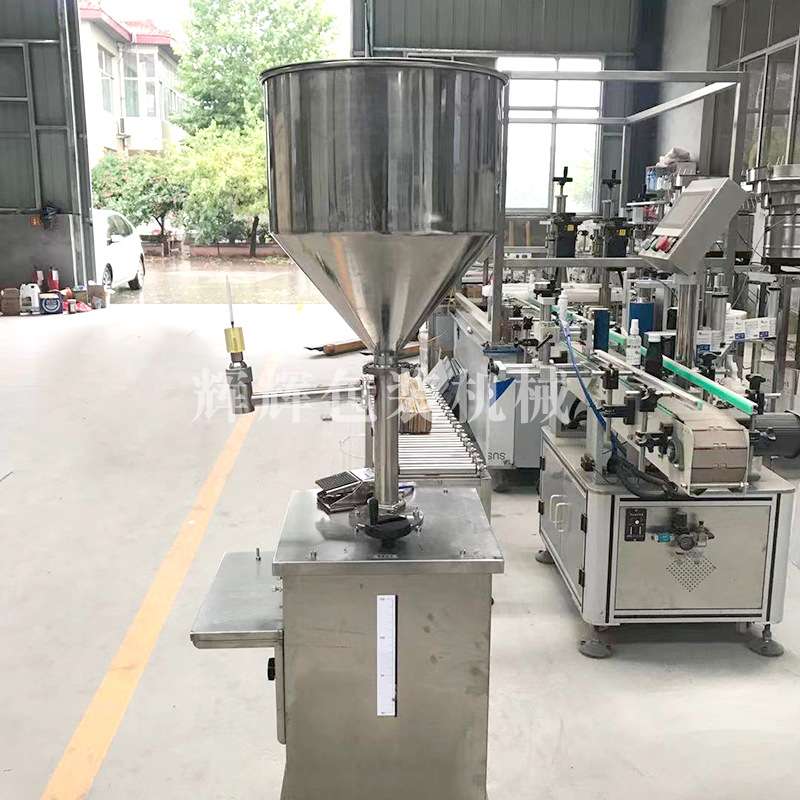 水光针针管气动灌装机 霜膏手霜灌装机 气动护肤品凝胶灌装机