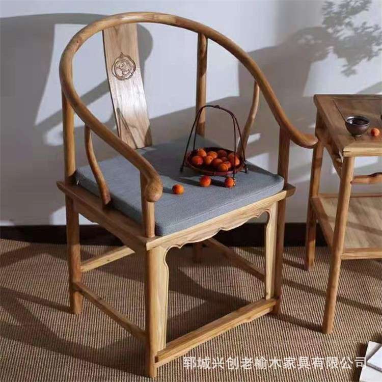 实木老榆木白胚椅子凳子木制板凳面馆饭店方凳中式饭店凹面长板凳