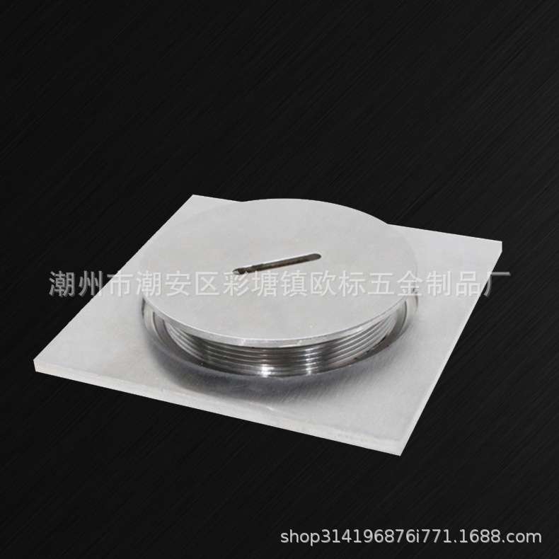 下水道PVC-U清扫口地漏排水管304不锈钢检查口DN75/110/160防臭