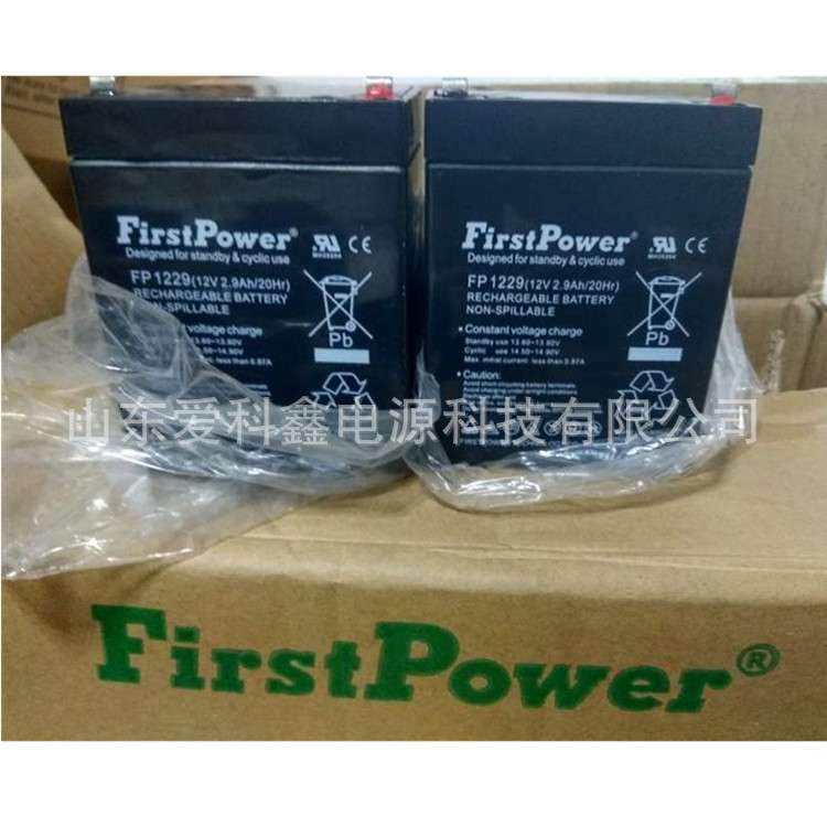 FirstPower一电蓄电池FP1245 12v4.5ah FP1250 12v5ah 铅酸免维护