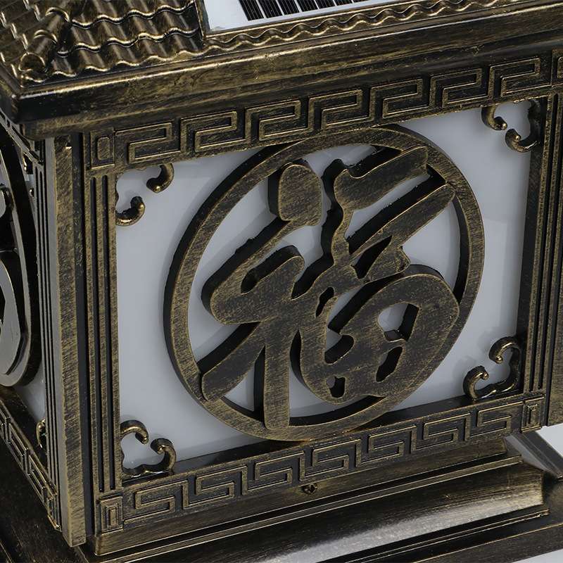 欧式柱头灯墙头灯户外围栏立柱灯室外庭院方形别墅花园灯具