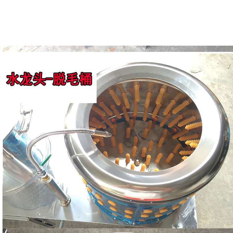 商用家禽脱毛机打毛机鸡鸭鹅脱毛机电动煮水一体机畜牧屠宰设备