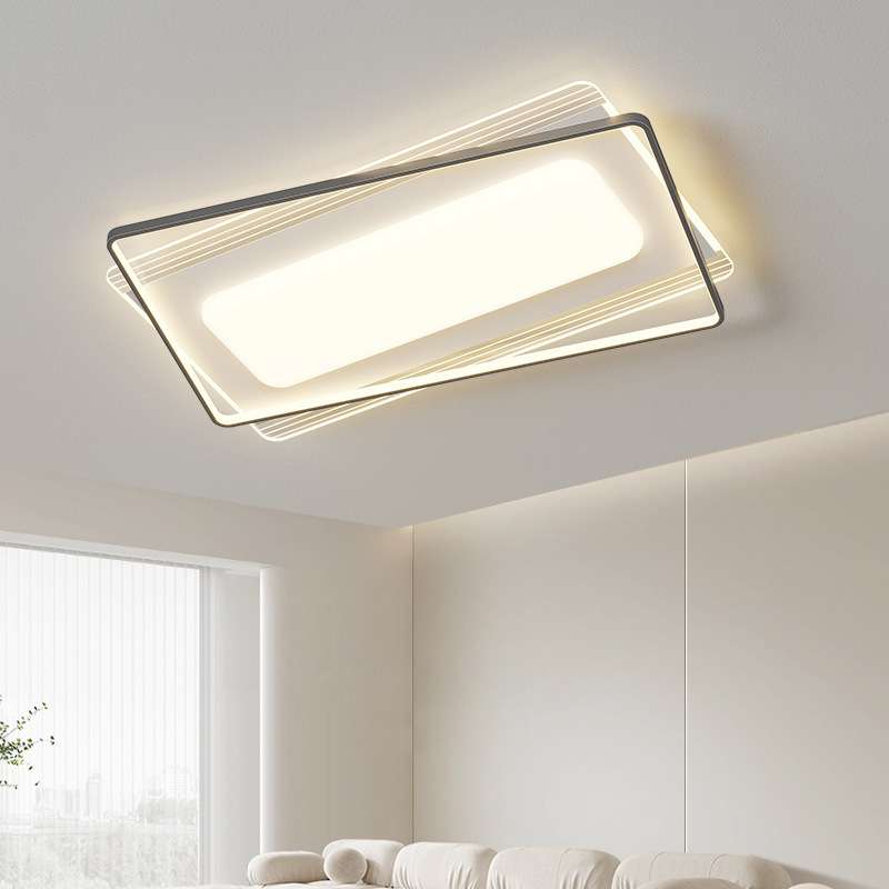 新款客厅灯现代简约led吸顶灯卧室餐厅灯全屋组合成套灯具中山灯