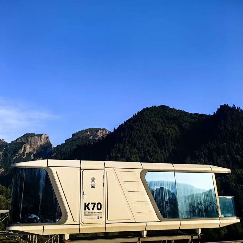 极简风格移动花园阳光房 户外特色民宿酒店 景区营地精装修太空舱
