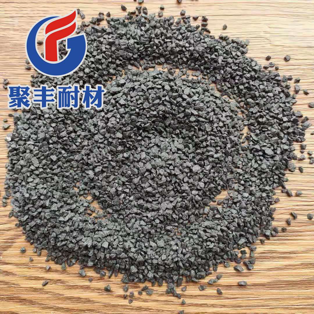 耐火材料用黑刚玉 0-1-3-5-8mm黑刚玉段砂 高硬度黑刚玉颗粒