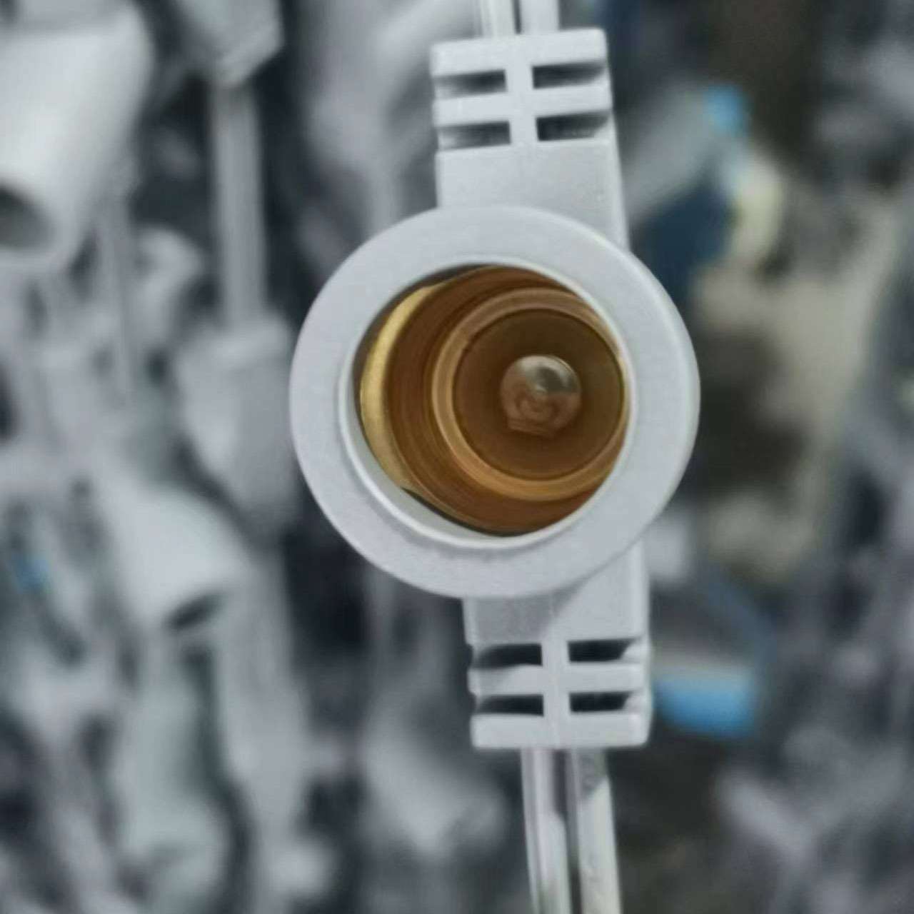 E14小灯串室外防风雨 灯泡可替换小螺口平灯串灯超亮星星灯装饰