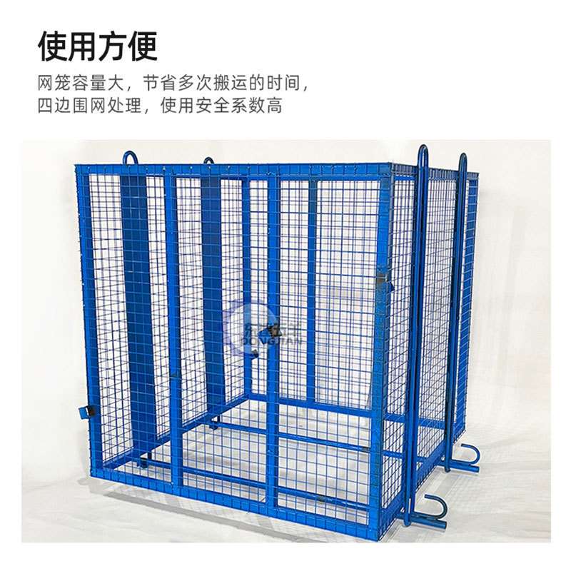加气砖吊笼建筑工地上料升降笼高空作业起砖吊笼网格加气砌砖吊篮