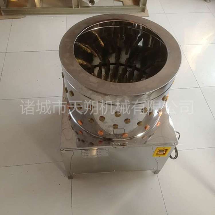 家禽脱毛机鸽子鹌鹑脱羽机小型圆筒打毛机器立式拔毛机60型脱毛机