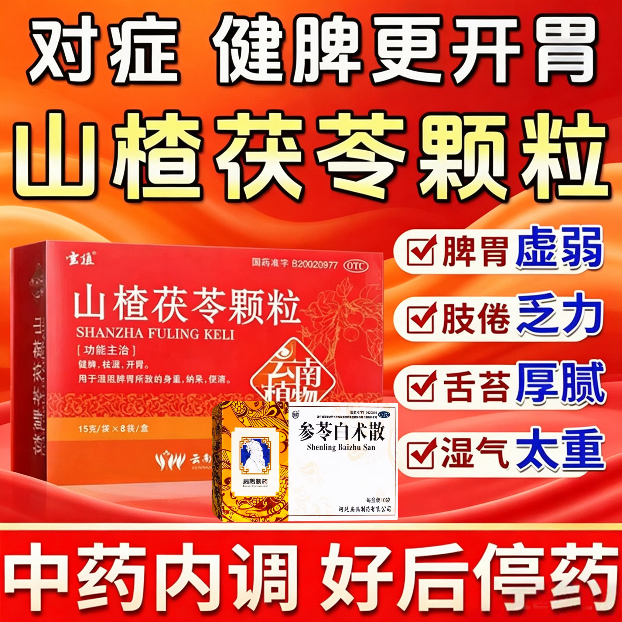 [向前]参苓白术散6g*10袋/盒