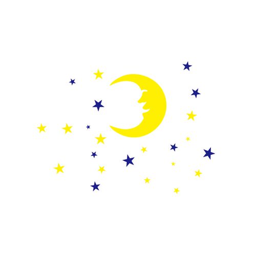 星星亚克力3d立体墙贴画自粘儿童房卧室天花板幼儿园墙面创意装饰