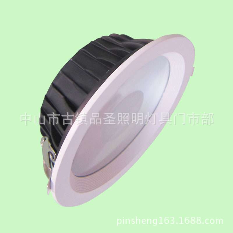 COB压铸筒灯外壳外径240mm8寸贴片射灯铝配件集成COB两用筒灯外壳